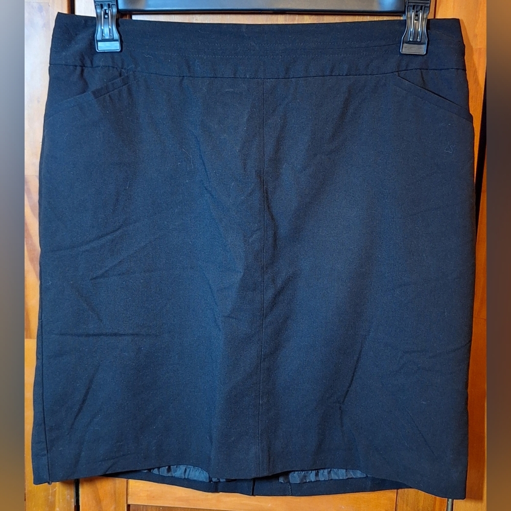 WORTHINGTON PETITE Classic Black Pencil Skirt